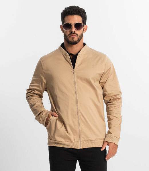 Jaqueta Masculina Em Sarja Diametro Marrom