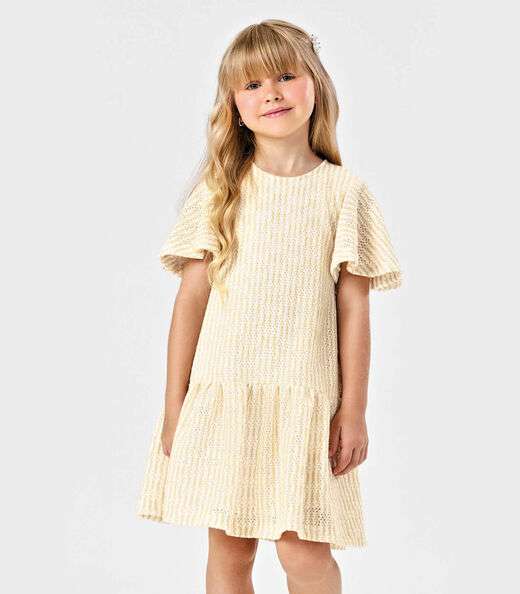 Image_Vestido Infantil Tricot Trick Nick Bege
