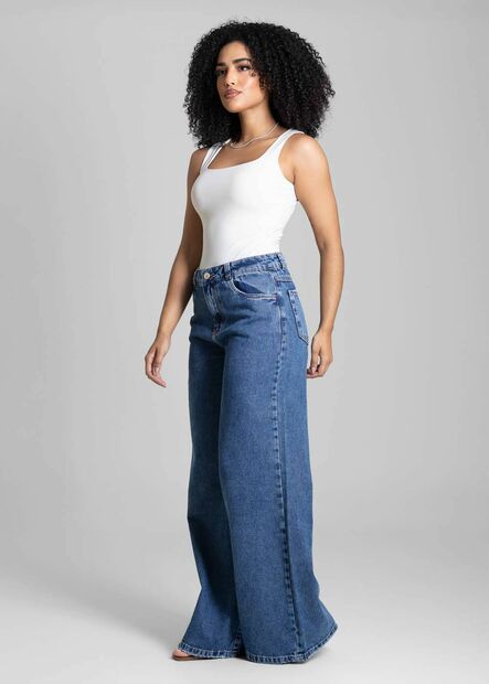 Calça Jeans Sawary Wide Leg - 282691