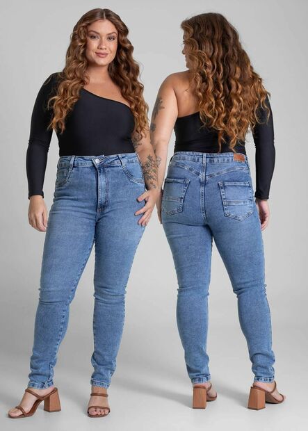 Cal?a Jeans Sawary Push Up Plus Size - 281618
