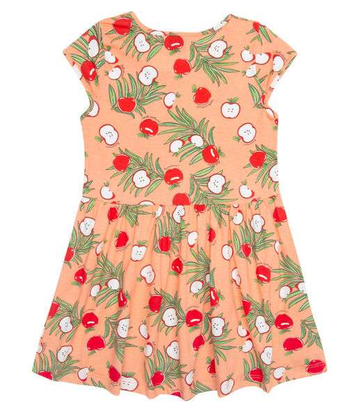 Vestido Infantil Estampa Divertida Select Laranja