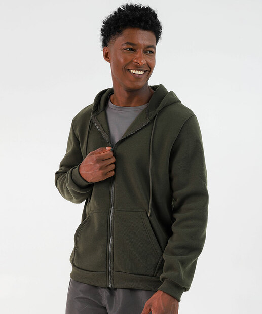 Image_Casaco Masculino Fitness Moletom Capuz Marisa Verde