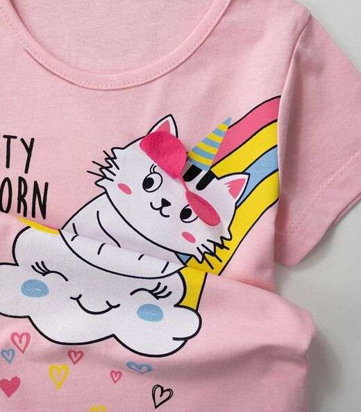 Conjunto Infantil Menina Interativo Select Rosa