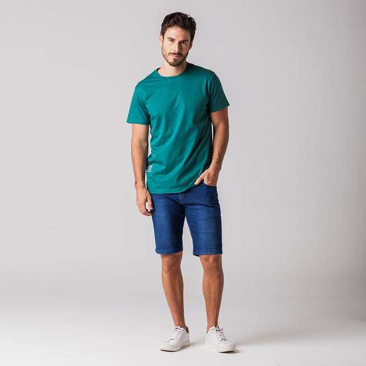 Camiseta Masculina Estampa Rock e Soda