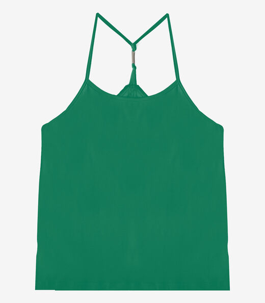 Blusa De Alça Feminina Visco Premiere Infinita Cor Verde