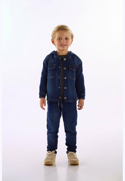 Calça Jeans Moletom Up Baby