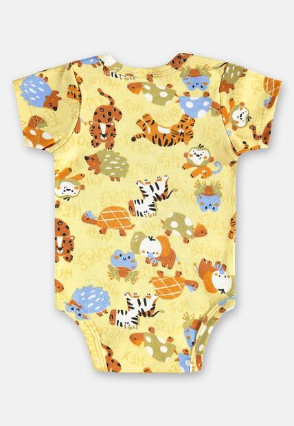 Body para Bebê Menino em Suedine Up Baby