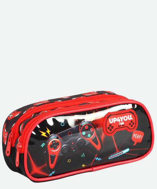 Estojo Escolar Infantil Vídeo Game Up4you