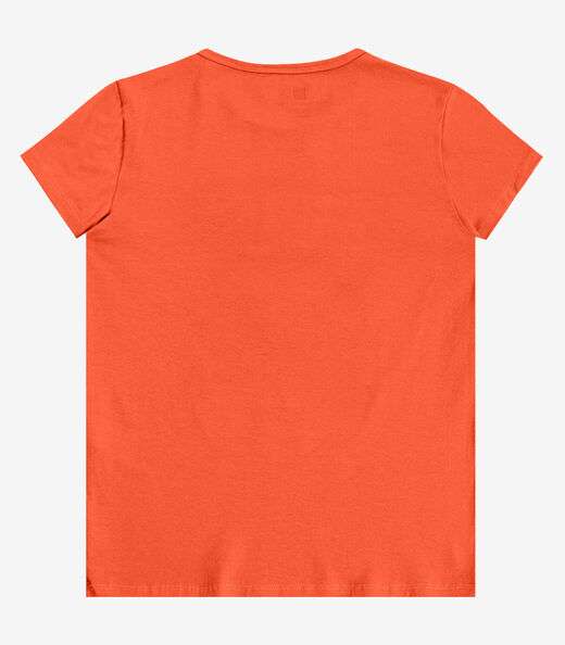 Blusa T-Shirt Feminina Estampada Select Laranja