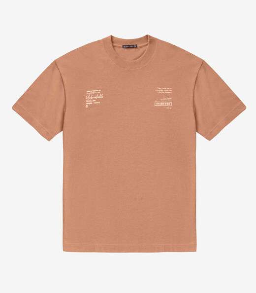 Camiseta Masculina Diametro Marrom