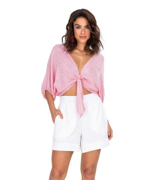 Blusa Feminina Manga 3/4 Endless Rosa