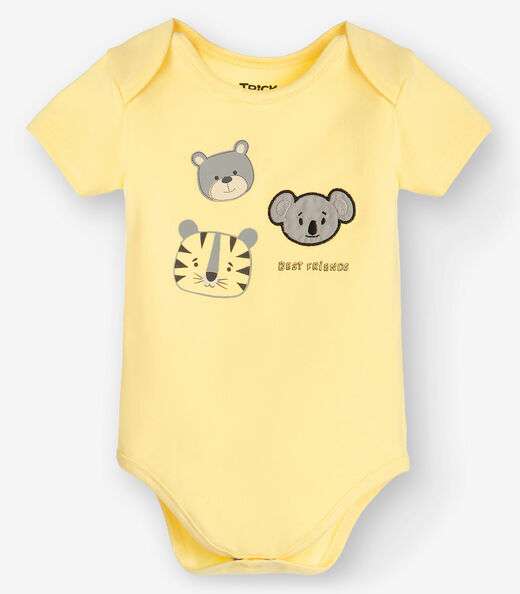 Image_Body Menino Cotton  Leve Amarelo