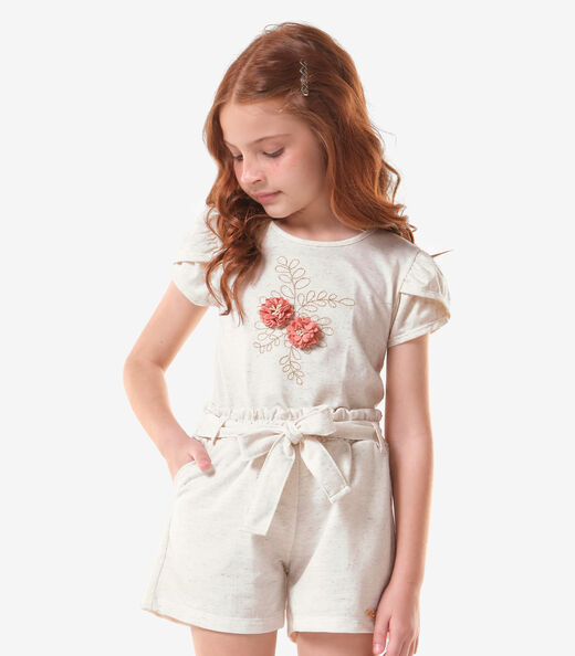 Image_Blusa Infantil Meia Malha Com Bordado Trick Nick Bege