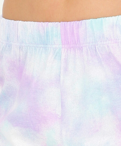 Pijama Feminino Tie Dye Stitch Manga Curta Disney