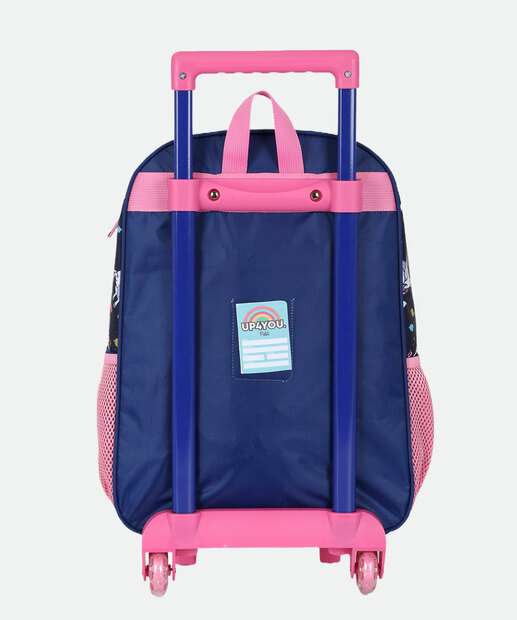 Mochila Mala Com Rodas Infantil Unicórnio Up4you