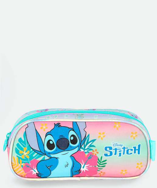 Image_Estojo Escolar Infantil Stitch e Angel Disney