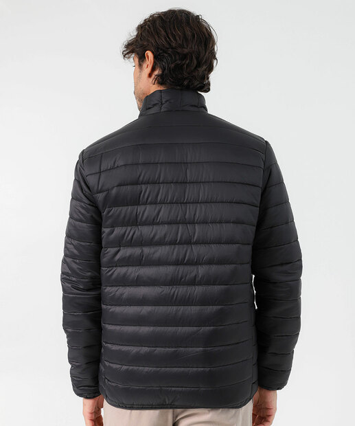 Jaqueta Masculina Puffer Bolsos MR Preto