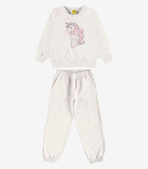 Image_Conjunto Blusão com Calça Rovi Kids Moletom Bege