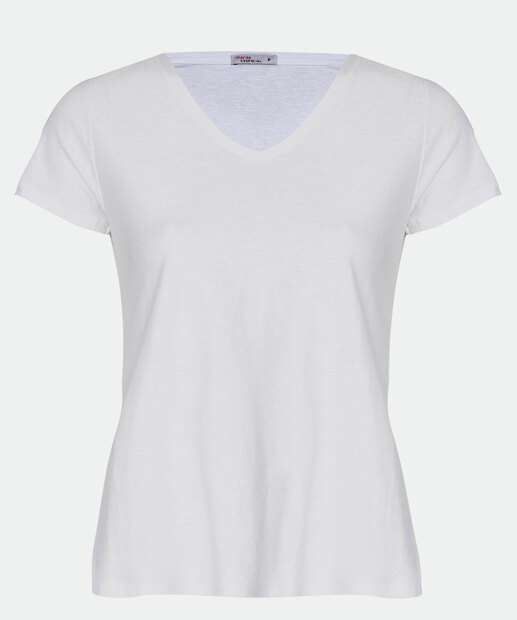 Blusa Feminina Flamê Básica Manga Curta Marisa