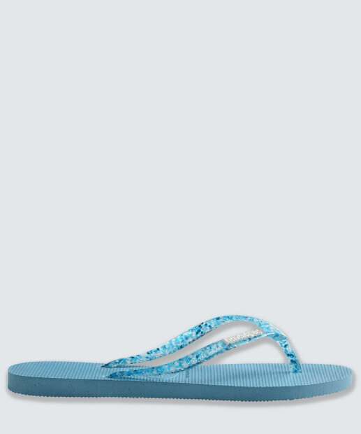 Chinelo Havaianas Feminino Slim Logo Metallic