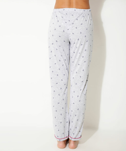 Pijama Feminino Estampado Manga longa Marisa