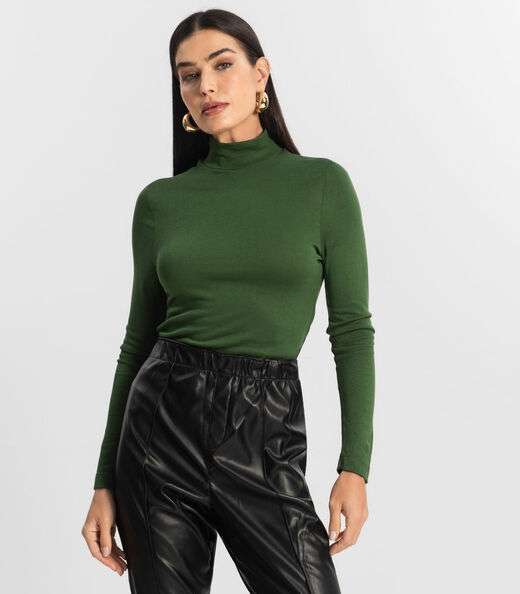 Image_Blusa Feminina Manga Longa Endless Verde