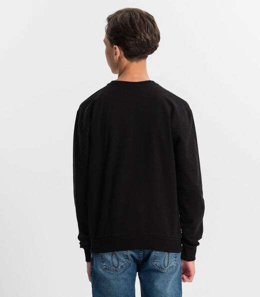 Blusão Juvenil Masculino Em Moletom Minty Preto