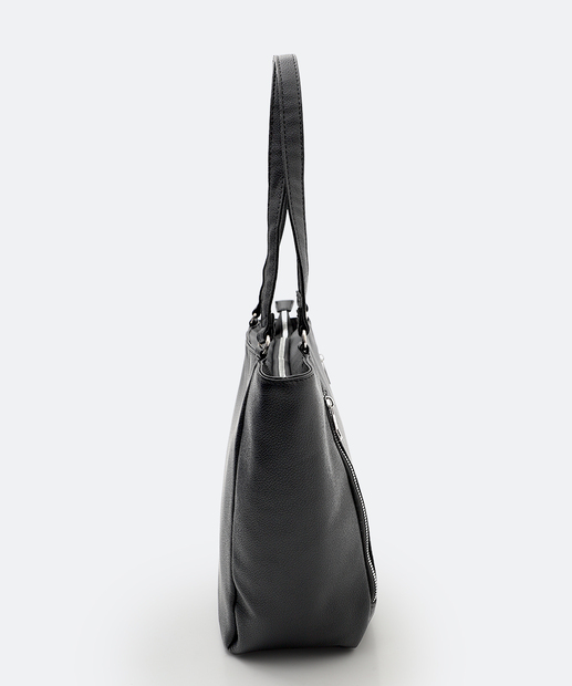 Bolsa De Ombro Tote Feminina Marisa Preto 