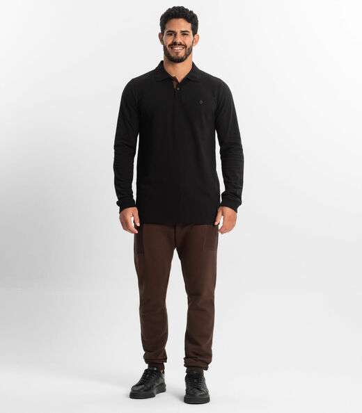 Image_Calça Masculina Em Moletinho Diametro Marrom