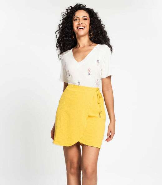Image_Saia Transpassada Em Air Flow Poá Rovitex Amarelo