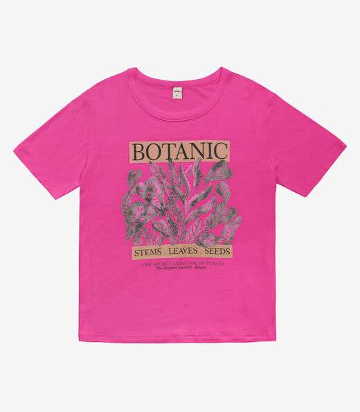 Blusa T- Shirt Feminina Rovitex Rosa