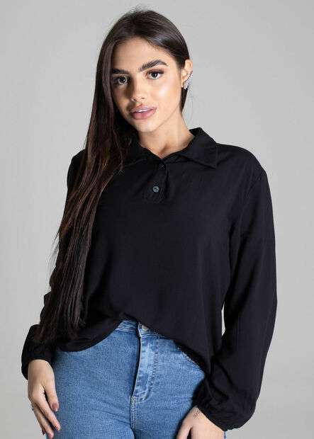 Blusa Sawary Meia Vista - 277542