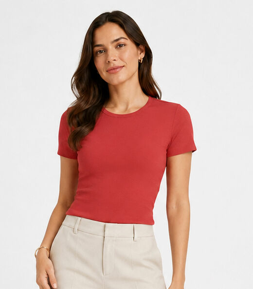Image_Blusa Feminina Justa Em Malha Classic Infinita Cor Marrom