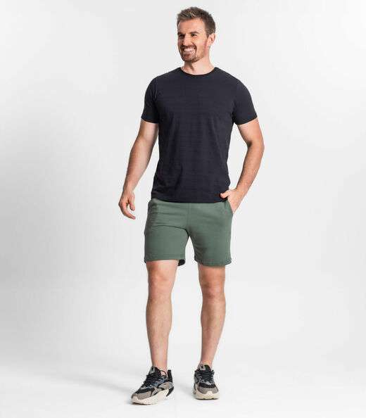 Bermuda Masculina Moletinho Com Bolso Select Verde