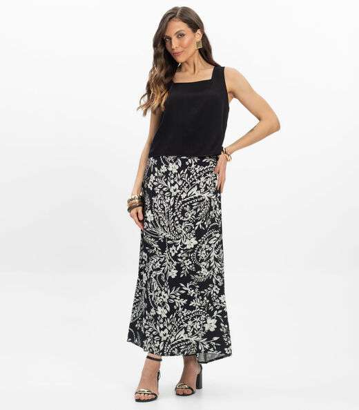 Regata Viscose Double Feminina Endless Preto