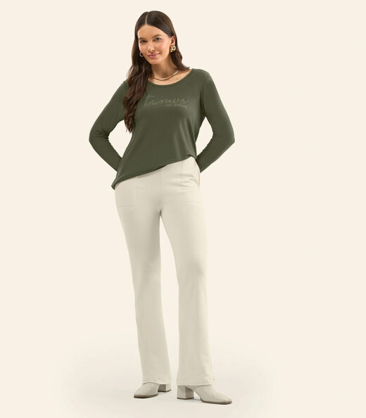 Image_Blusa Feminina Manga Longa Com Estampa Rovitex Verde