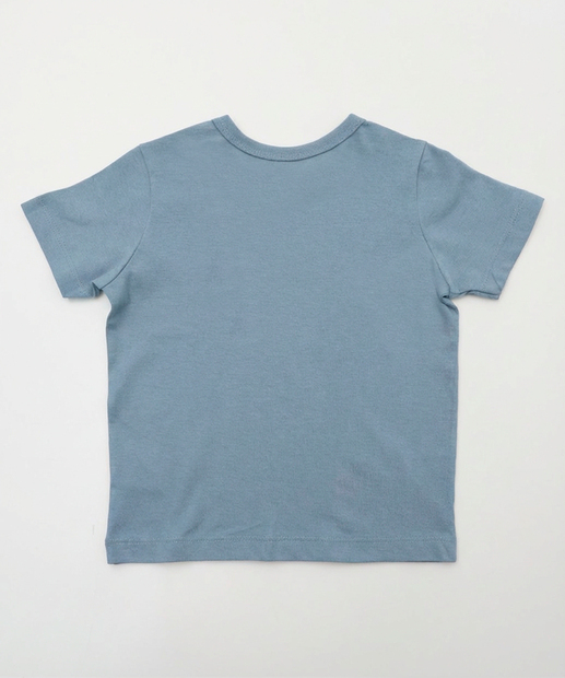 Camiseta Infantil Estampa Capivara Marisa Tam 1 a 3 Azul