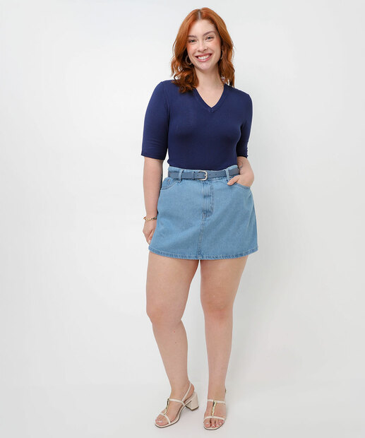 Image_Short Saia Plus Size Jeans Bolsos Feminino Vizzy Azul
