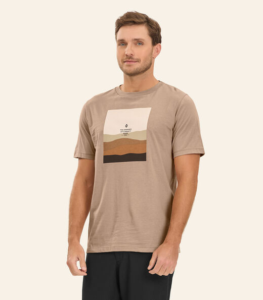 Image_Camiseta Meia Malha Masculina Diametro Marrom