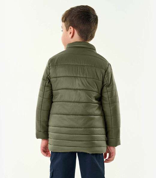 Jaqueta Infantil Em Microfibra Trick Nick Verde