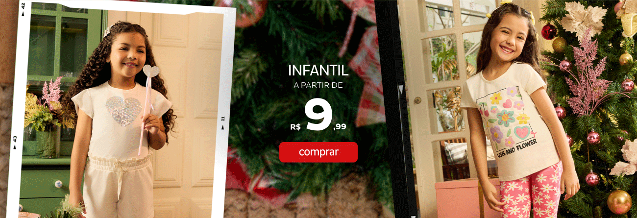 Infantil a partir de R$9,99