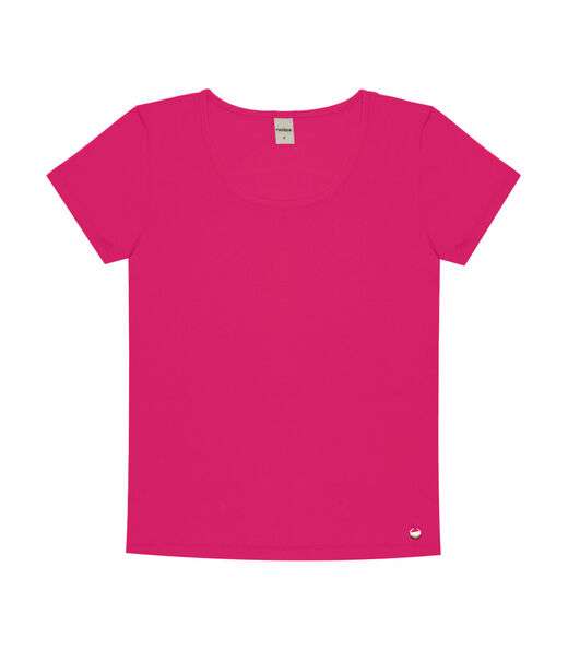 Blusa Feminina Viscotorcion Básica Rovitex Rosa