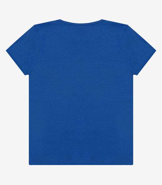 Blusa T-Shirt Feminina Estampada Select Azul