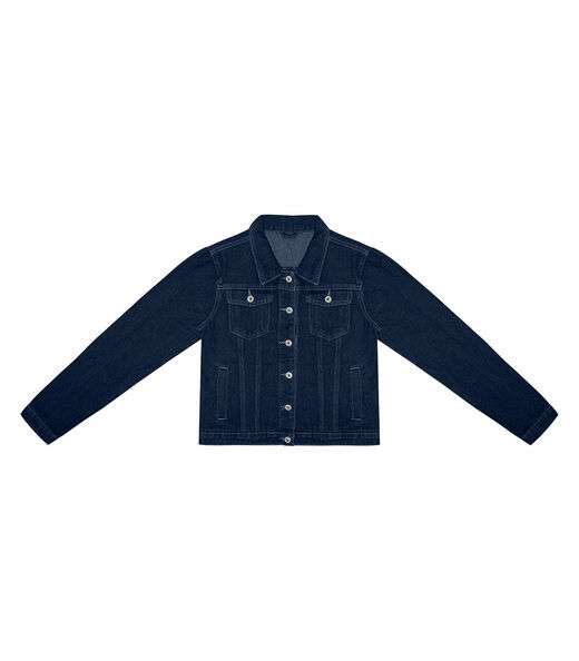 Jaqueta Jeans Feminina Rovitex Azul