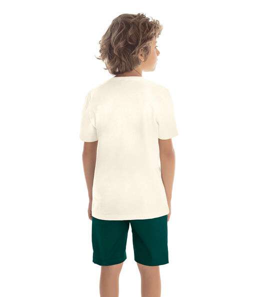 Bermuda Infantil Masculina Sarja Trick Nick Verde