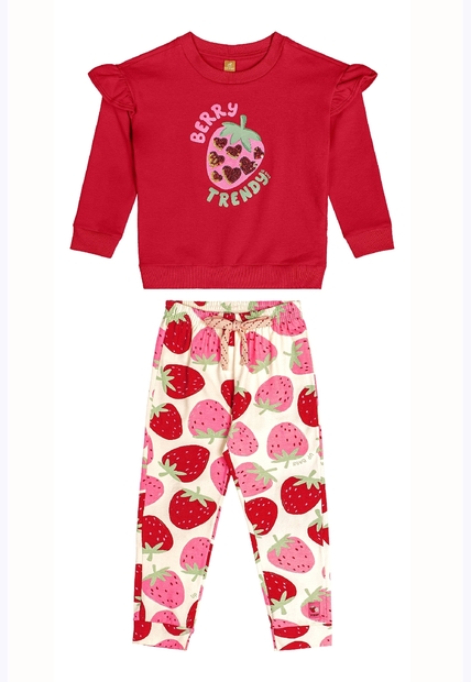 Conjunto Infantil Morangos Up Baby