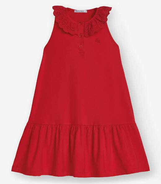 Vestido Cotton Leve Trick Nick Vermelho