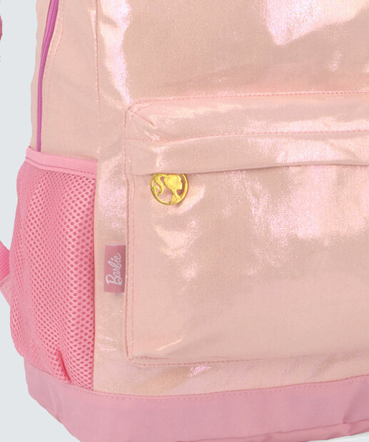 Mochila Feminina Holográfica Barbie Luxcel