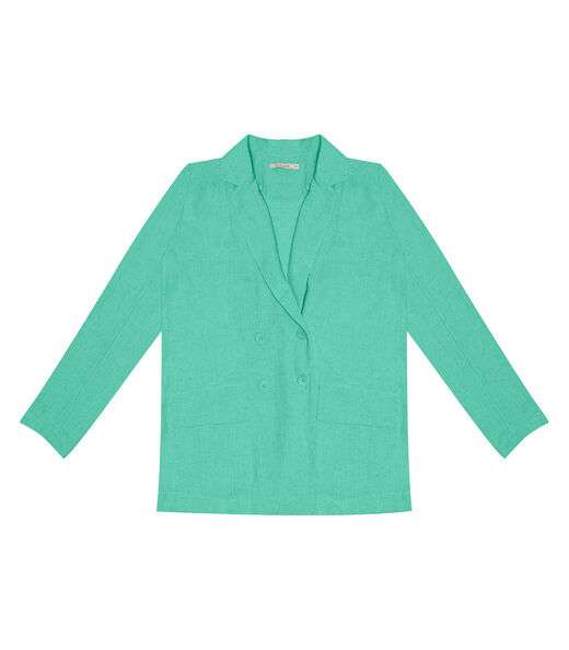 Blazer Feminino Em Linho Endless Verde
