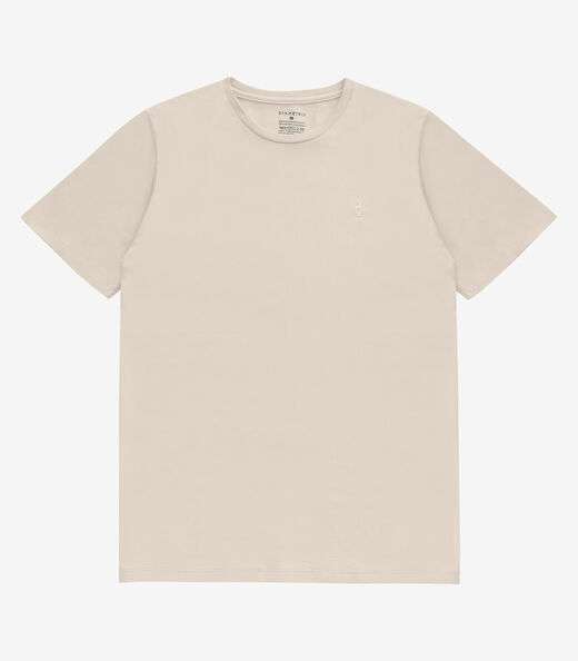 Camiseta Masculina Básica Diametro Bege